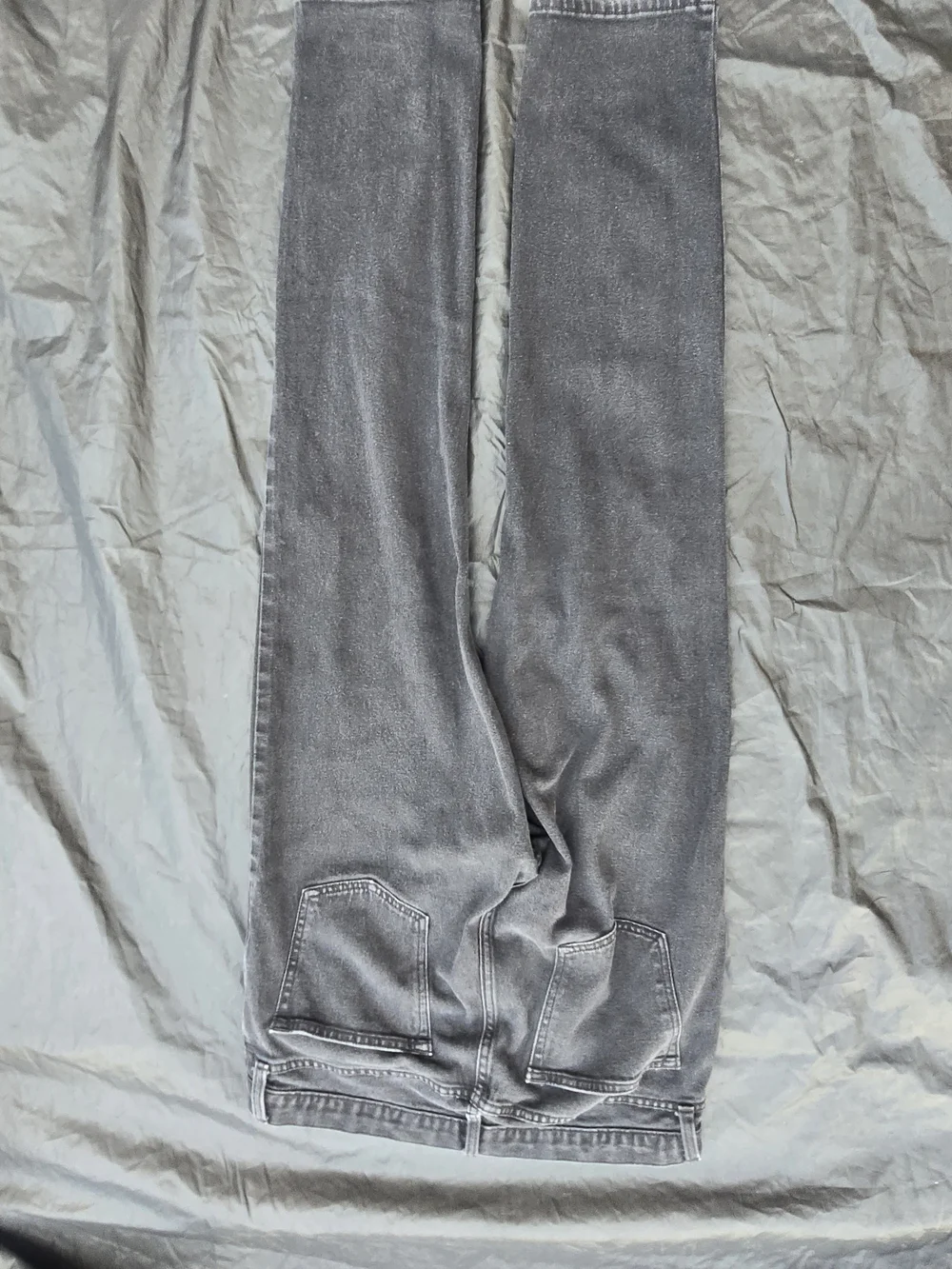 Old Navy Men's Washed Gray Straight Jeans